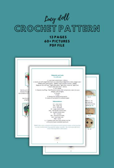 Crochet Pattern Doll Amigurumi