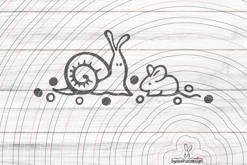Maus Schnecke Plotterdatei SVG DXF