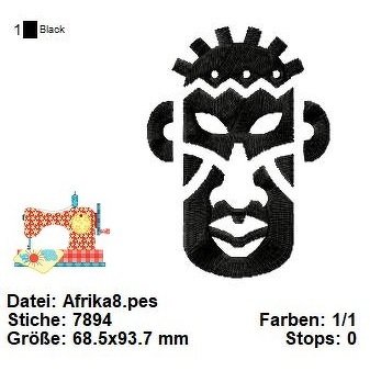 Stickdatei Afikanische Symbole Set, Stickdatei Afrika, Stickdatei Folklore - Bild 3