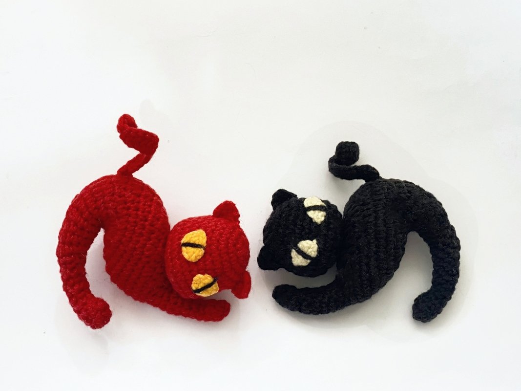 Black cat. Crochet pattern - Image 2