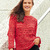 Pullover in Rot mit Mustermix