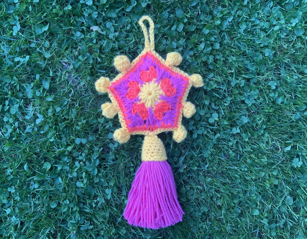 Quaste  mit Bommelchen - Bild 3