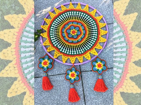 Traumfänger/ Tischdecke SonnenBlümchen