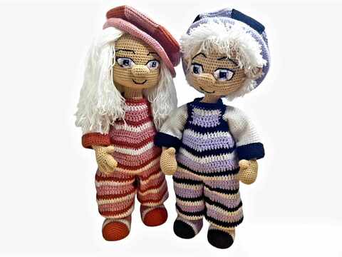 Häkelanleitung / Amigurumi / Puppe Nia + Outfit Paris