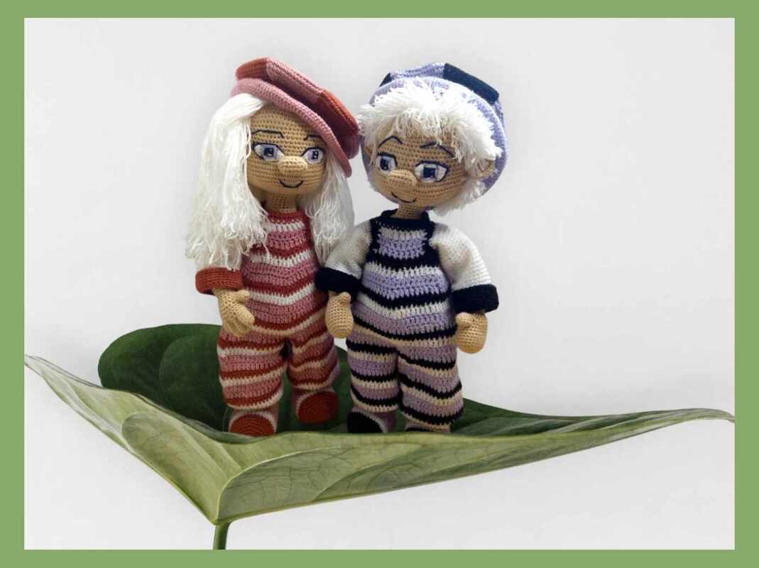 Häkelanleitung / Amigurumi / Puppe Nia + Outfit Paris