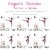 Ballerina Stickdatei Set, Stickdatei tanzen, Balletttanzen Stickdatei