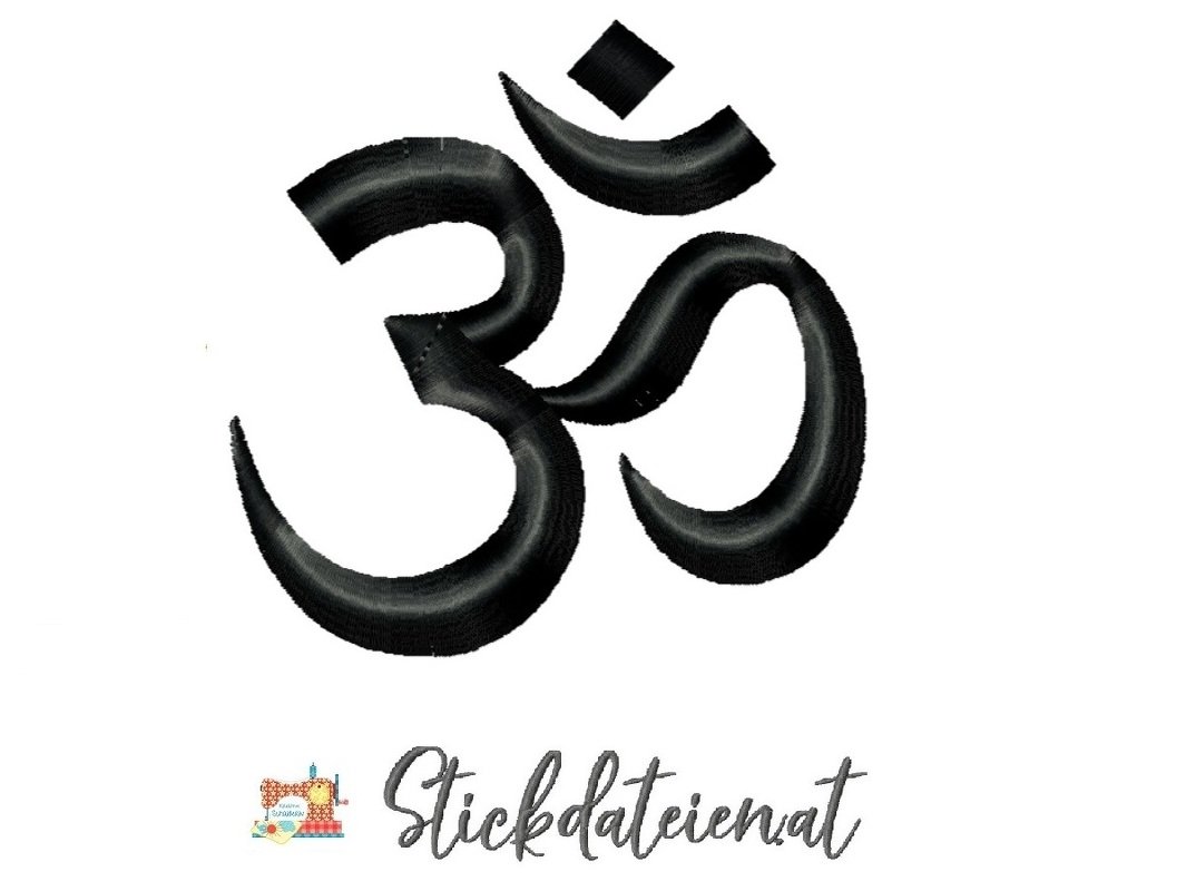 YOGA STICKDATEI, Ästhetische Stickdatei, Digitale Yoga Stickmotive