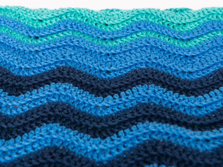 Baby blanket beach crochet pattern