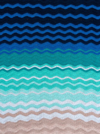 Baby blanket beach crochet pattern