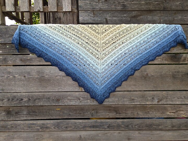 Häkelanleitung Tuch Milou