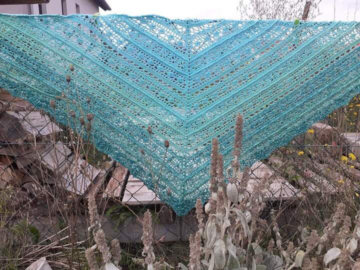 Häkelanleitung Tuch Milou