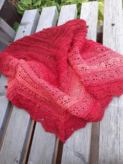 Häkelanleitung Tuch Milou