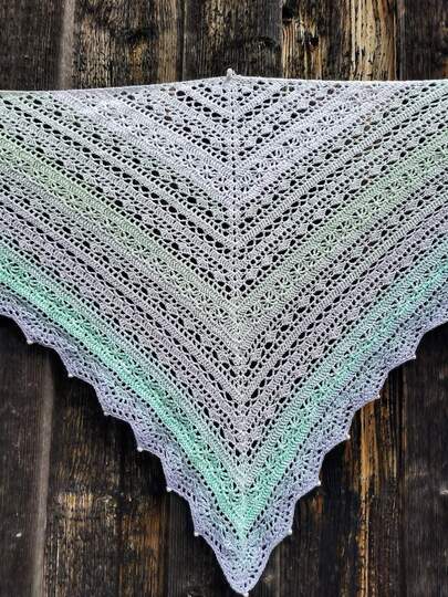 Häkelanleitung Tuch Milou