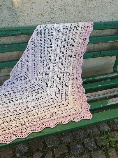 Häkelanleitung Tuch Milou