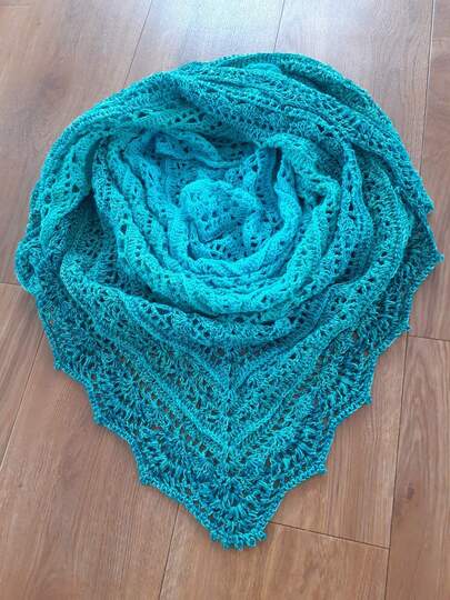 Häkelanleitung Tuch Milou