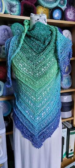 Häkelanleitung Tuch Milou