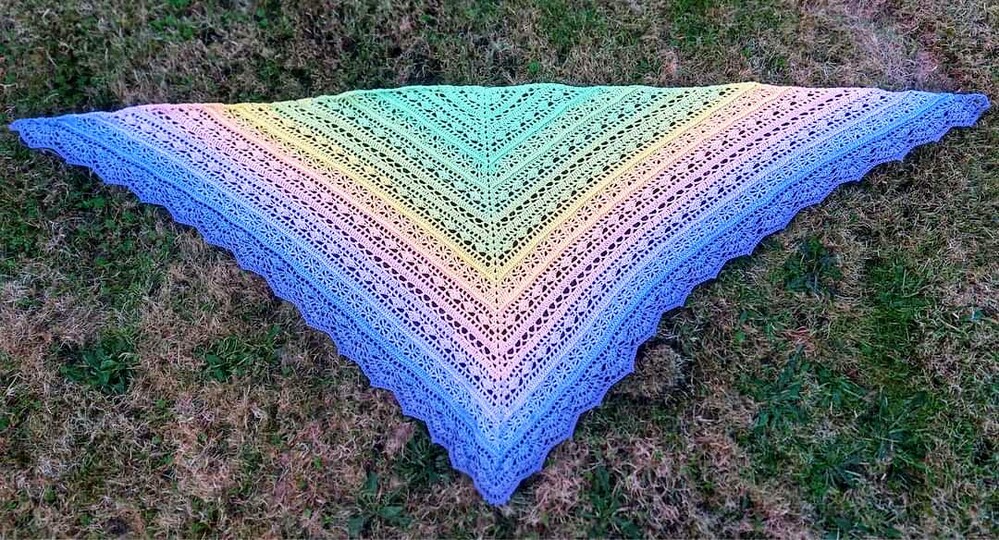 Häkelanleitung Tuch Milou