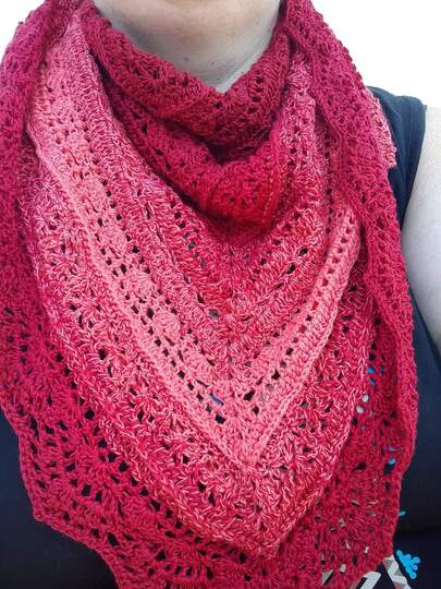 Häkelanleitung Tuch Milou