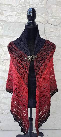 Häkelanleitung Tuch Milou