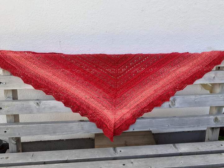 Häkelanleitung Tuch Milou