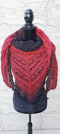 Häkelanleitung Tuch Milou