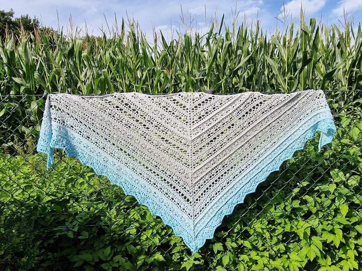 Häkelanleitung Tuch Milou