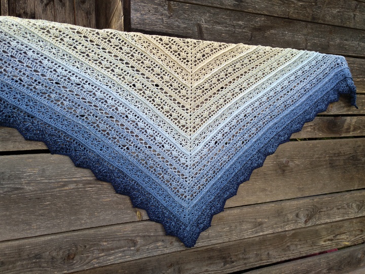 Häkelanleitung Tuch Milou