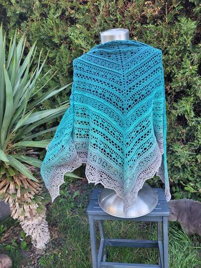 Häkelanleitung Tuch Milou