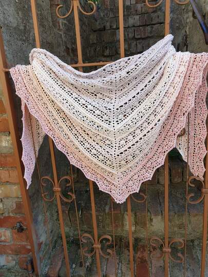 Häkelanleitung Tuch Milou