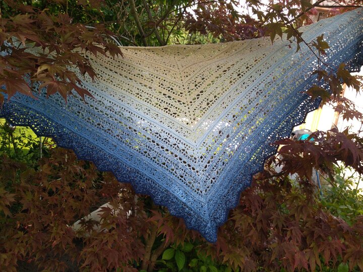 Häkelanleitung Tuch Milou