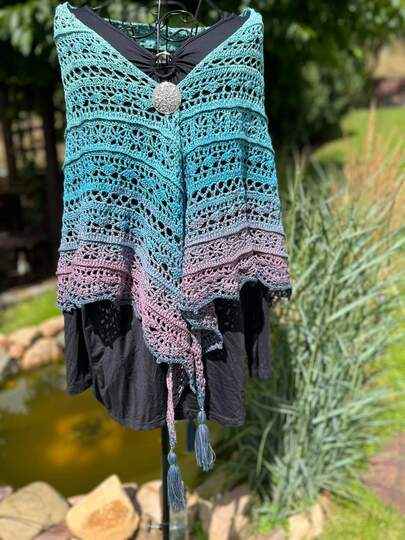 Häkelanleitung Tuch Milou