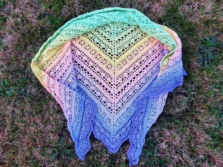 Häkelanleitung Tuch Milou