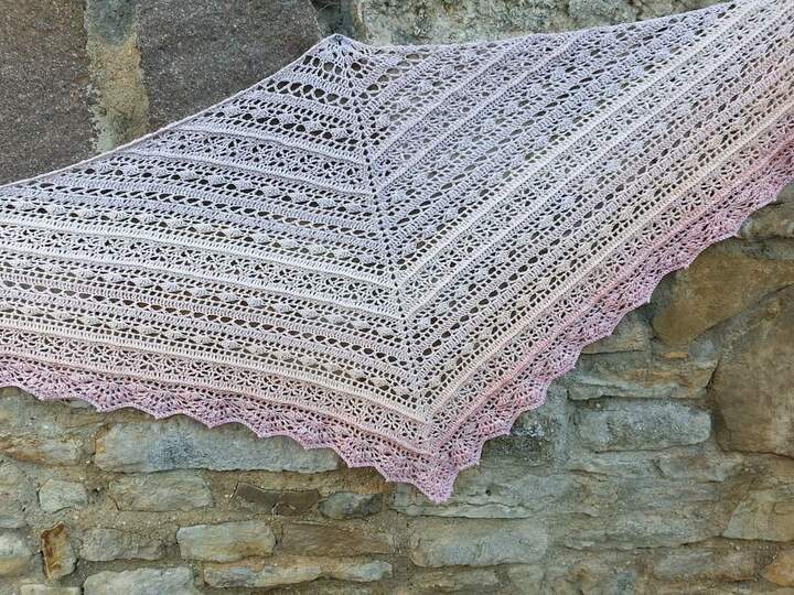 Häkelanleitung Tuch Milou