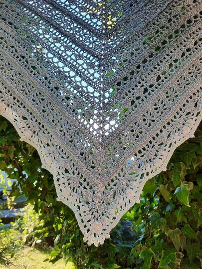 Häkelanleitung Tuch Milou