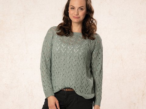 Strickanleitung Damenpullover "Amazonas" 764020