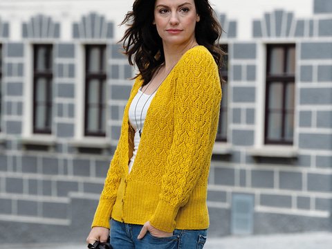 Strickanleitung Damenjacke "Merino Extrafein" 764031