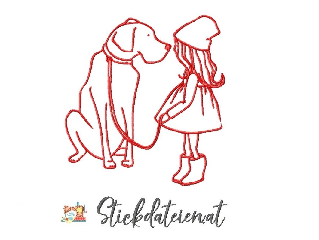 Stickdatei für Hundefreunde, Hundeliebe Stickdatei, Hunderassen