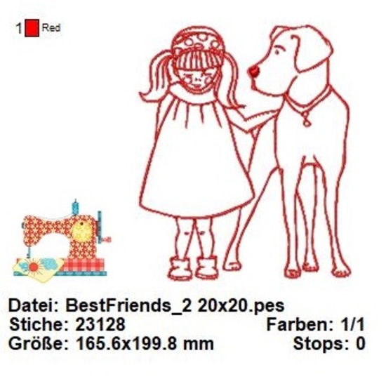 Stickdatei für Hundefreunde, Hundeliebe Stickdatei, Hunderassen