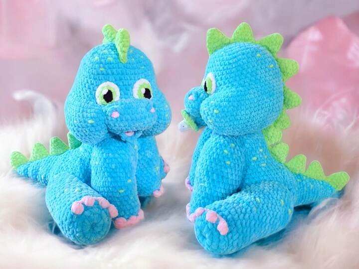 Häkelanleitung Baby Dino