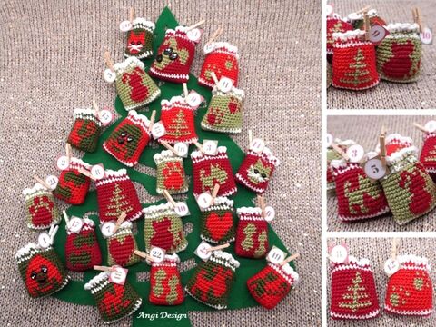 Kreativer Adventskalender für Häkelfans - Tiermotive zum Selbermachen