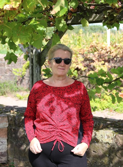 AdOn Langarm BlueSummerShirt