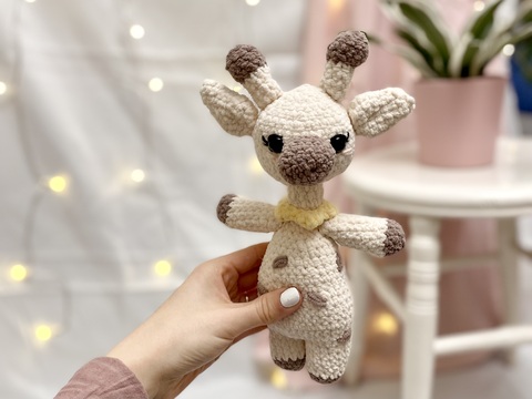Häkelanleitung Giraffe „Katja“ | Häkelanleitung Amigurumi Safari Tier