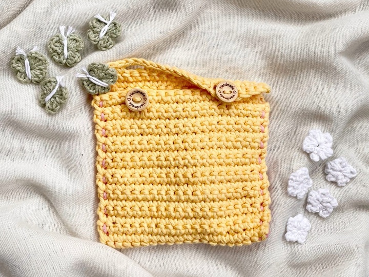 Häkelanleitung Tic Tac Toe „Spring“ | Häkelanleitung Reisespiel