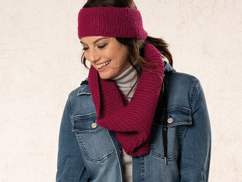 Strickanleitung Stirnband mit Loop "Toledo" 764056