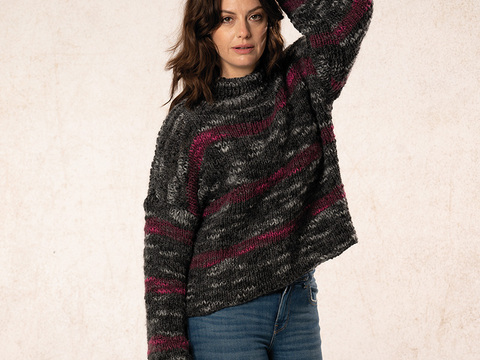 Strickanleitung Damenpullover "Arezzo" 764058