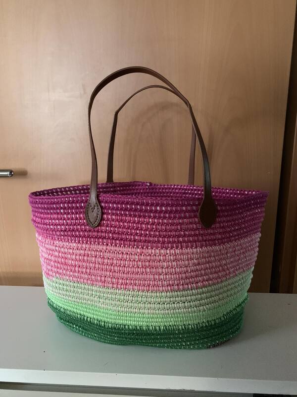 Häkeltasche Shopper Seiltanz - Bild 4