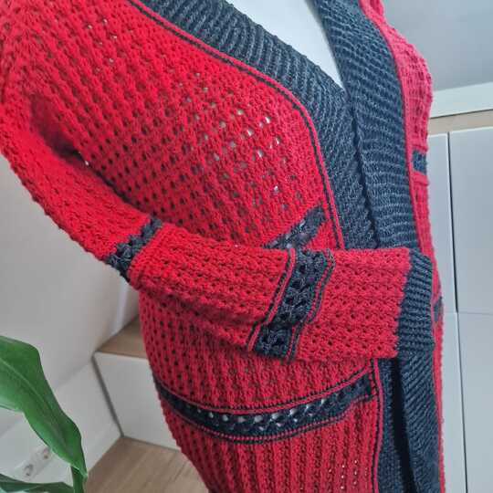 Häkelanleitung Spring Romance: klassische RVO-Jacke mit V-Ausschnitt