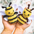 Crochet pattern. Amigurumi Plush Bee. Simple crochet design.