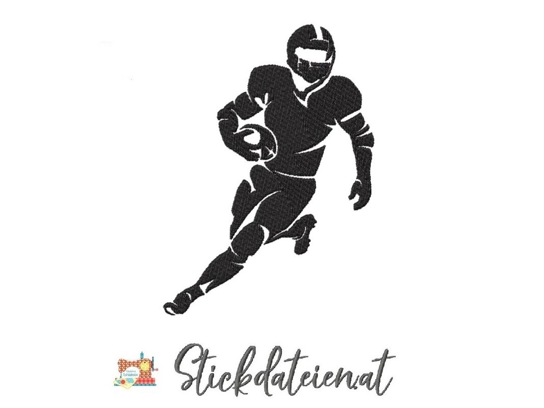 American Football Stickdatei, Stickdatei NFL, Touchdown Stickdatei