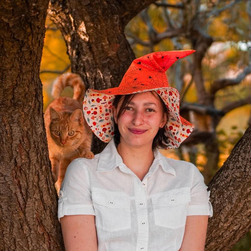 Wendehut Hexe in 3 Gr. nähen Hut Hexenhut